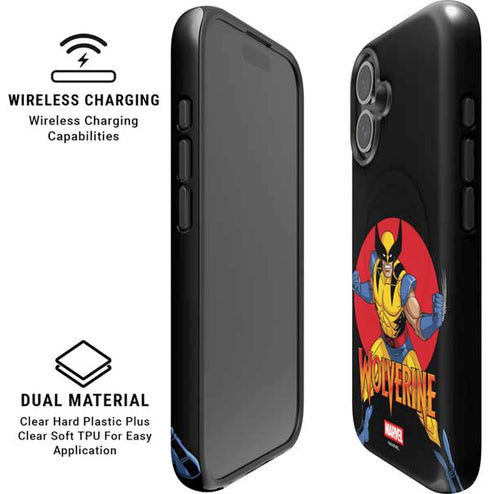 Marvel X-Men Wolverine iPhone 16 Magsafe Impact Case