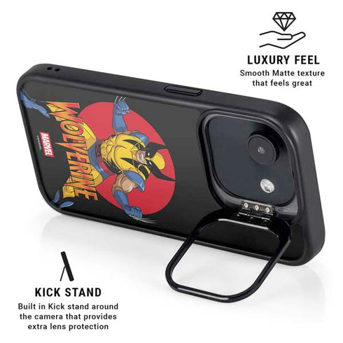 Marvel X-Men Wolverine iPhone 16e Kickstand Case