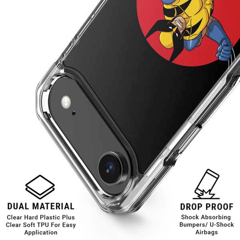 Marvel X-Men Wolverine iPhone 17 Air Clear Case