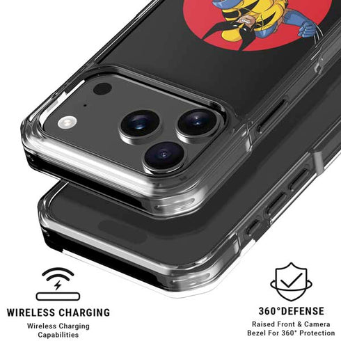 Marvel X-Men Wolverine iPhone 17 Pro Clear Case