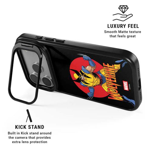 Marvel X-Men Wolverine iPhone 17 Pro Kickstand Case