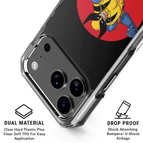 Marvel X-Men Wolverine iPhone 18 Pro Clear Case