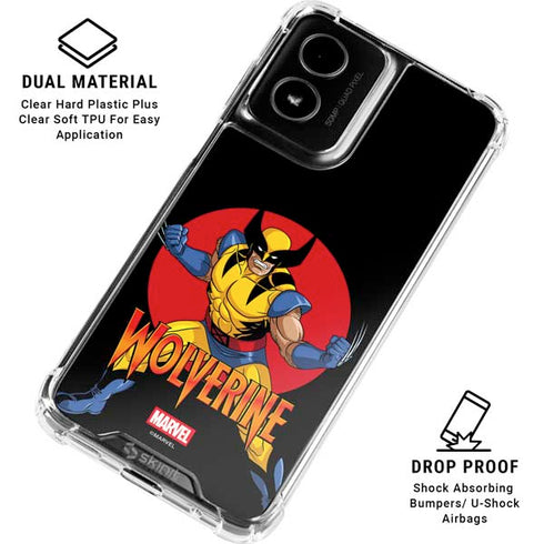 Marvel X-Men Wolverine Moto G Power 5G (2024) Clear Case