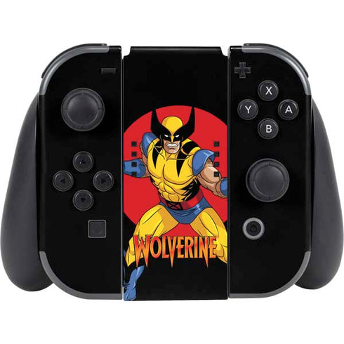Marvel X-Men Wolverine Nintendo Switch (2017-2021) Joy-Con Controller Skin