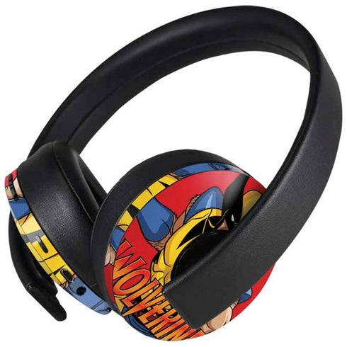 Marvel X-Men Wolverine PlayStation 4 Gold Wireless Headset Skin