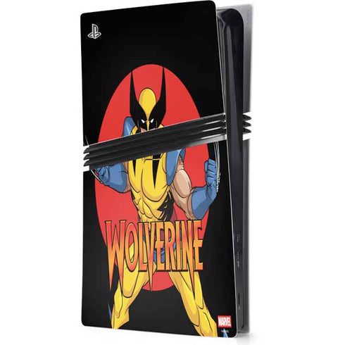 Marvel X-Men Wolverine PS5 Pro Console Skin