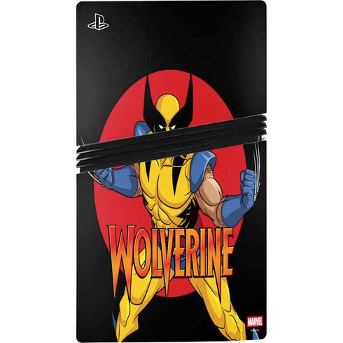 Marvel X-Men Wolverine PS5 Pro Disk Bundle Skin