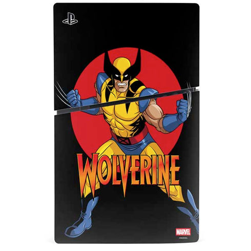 Marvel X-Men Wolverine PS5 Slim Digital Edition Console Skin