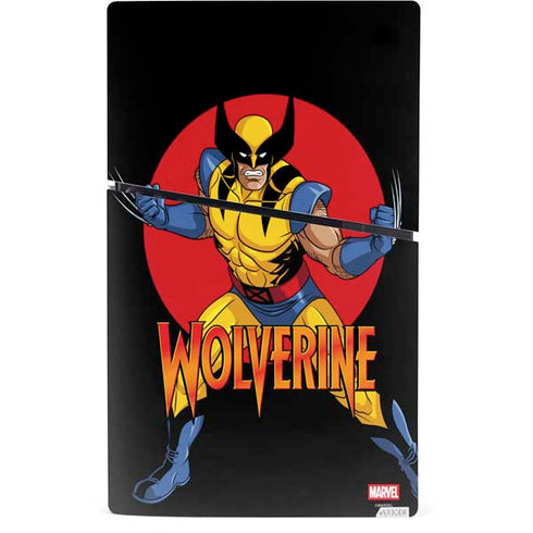 Marvel X-Men Wolverine PS5 Slim Digital Edition Console Skin