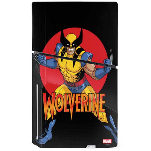Marvel X-Men Wolverine PS5 Slim Disk Console Skin