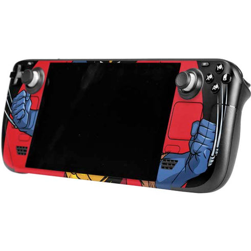 Marvel X-Men Wolverine Steam Deck Handheld Gaming Computer OLED Skin