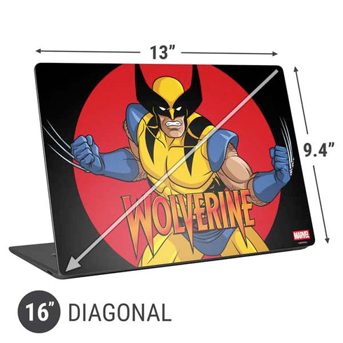 Marvel X-Men Wolverine Universal Laptop 16in (13 x 9.4in) Skin