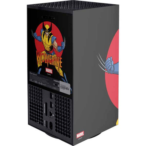 Marvel X-Men Wolverine Xbox Series X Console Skin