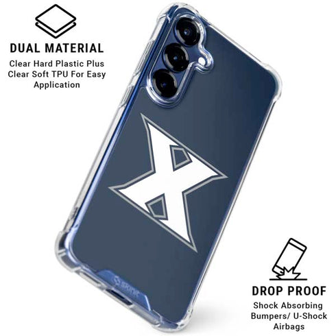 Xavier University Logo Galaxy S25 FE Clear Case