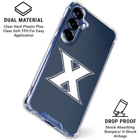 Xavier University Logo Galaxy S25 Plus Clear Case