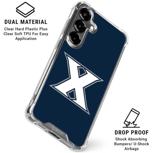 Xavier University Logo Galaxy S26 Plus Clear Case