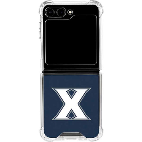 Xavier University Logo Galaxy Z Flip6 Clear Case