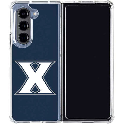 Xavier University Logo Galaxy Z Fold5 5G Clear Case