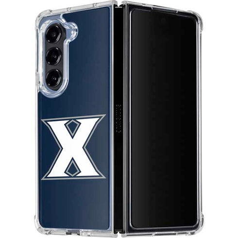 Xavier University Logo Galaxy Z Fold5 5G Clear Case