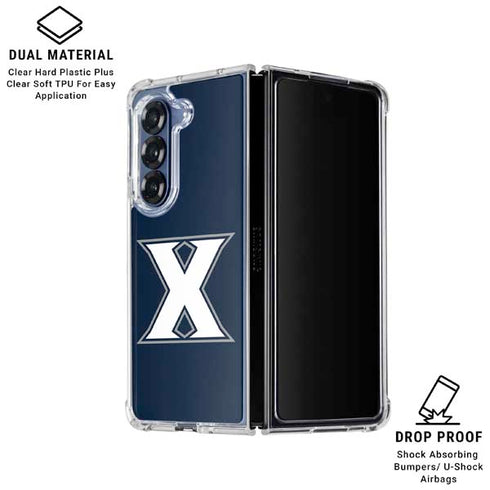 Xavier University Logo Galaxy Z Fold6 Clear Case