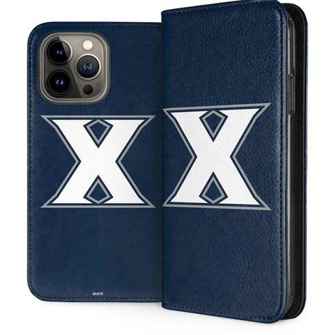 Xavier University Logo iPhone 13 Pro Max Folio Case