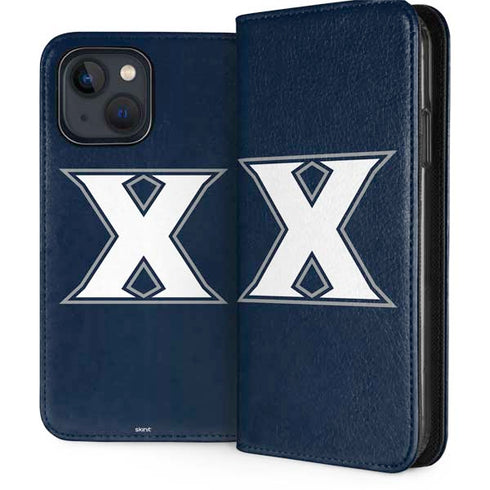 Xavier University Logo iPhone 15 Plus Folio Case