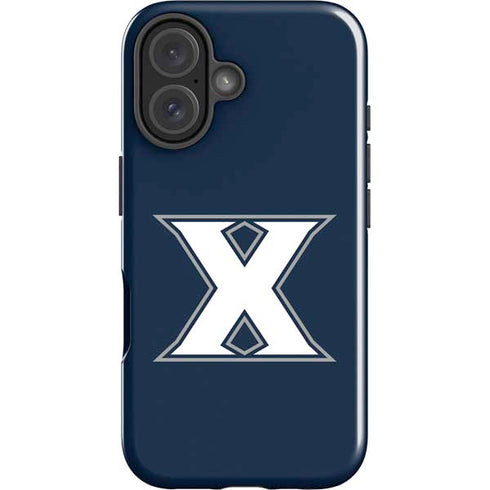 Xavier University Logo iPhone 16 Plus Impact Case