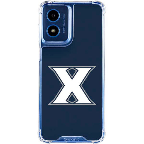 Xavier University Logo Moto G Play 4G (2024) Clear Case