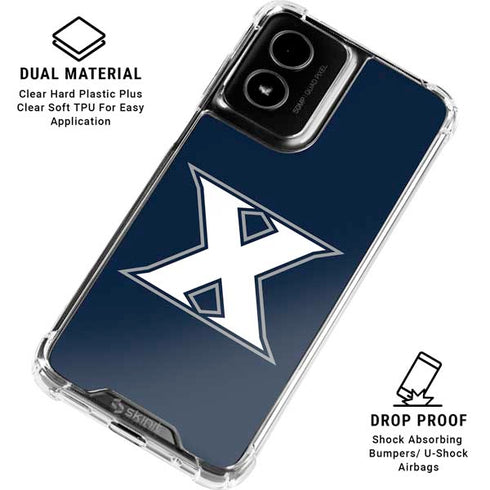 Xavier University Logo Moto G Power 5G (2024) Clear Case