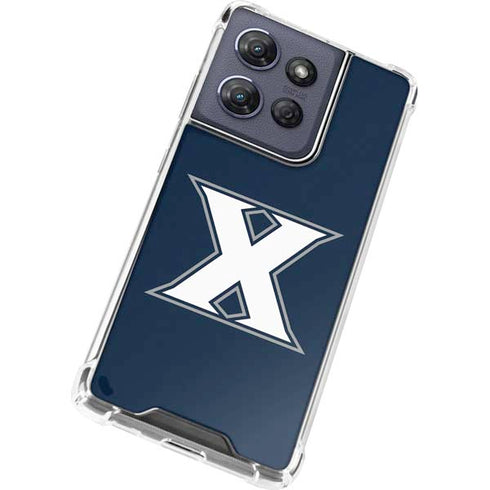 Xavier University Logo Moto G Power 5G (2025) Clear Case