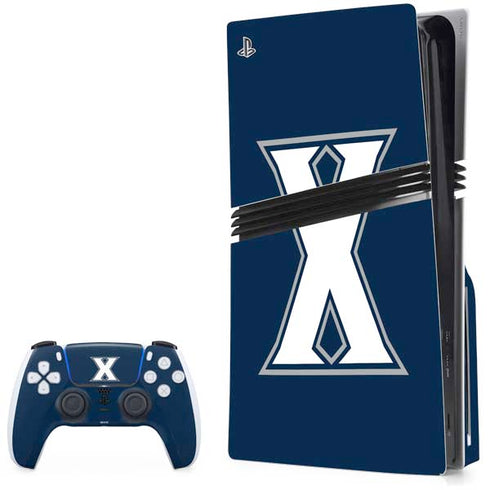 Xavier University Logo PS5 Pro Disk Bundle Skin