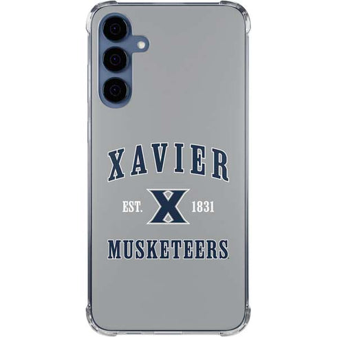 Xavier University Musketeers Est 1831 Galaxy A35 5G Clear Case