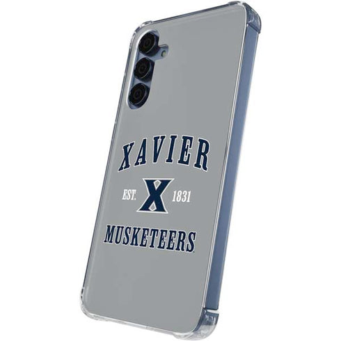Xavier University Musketeers Est 1831 Galaxy A35 5G Clear Case