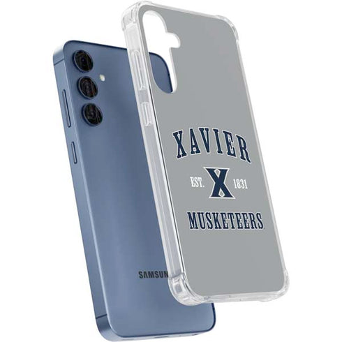 Xavier University Musketeers Est 1831 Galaxy A35 5G Clear Case