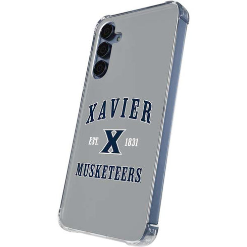 Xavier University Musketeers Est 1831 Galaxy A55 5G Clear Case
