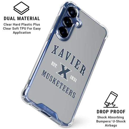 Xavier University Musketeers Est 1831 Galaxy S25 Clear Case
