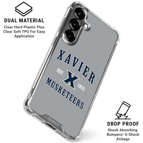 Xavier University Musketeers Est 1831 Galaxy S26 Plus Clear Case