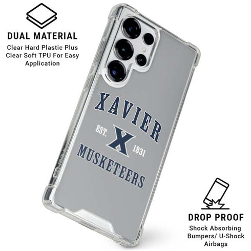 Xavier University Musketeers Est 1831 Galaxy S26 Ultra Clear Case