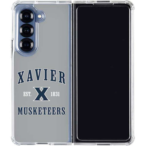 Xavier University Musketeers Est 1831 Galaxy Z Fold6 Clear Case