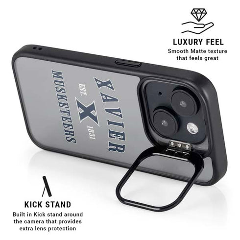 Xavier University Musketeers Est 1831 iPhone 14 Plus Kickstand Case