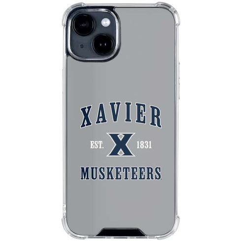 Xavier University Musketeers Est 1831 iPhone 15 Clear Case