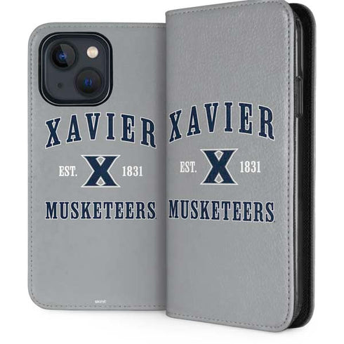 Xavier University Musketeers Est 1831 iPhone 15 Folio Case
