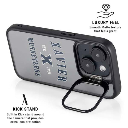Xavier University Musketeers Est 1831 iPhone 15 Kickstand Case