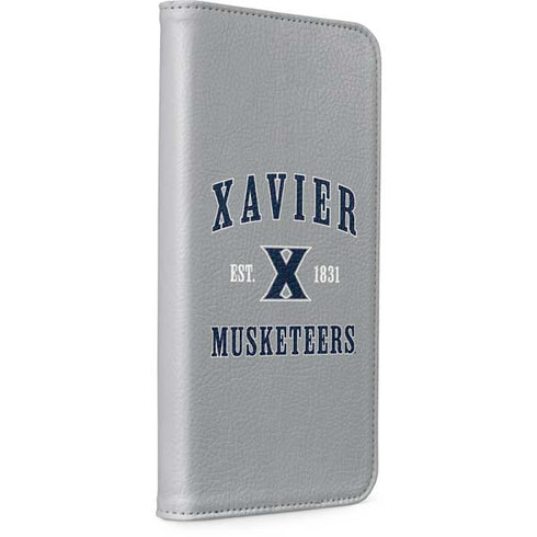 Xavier University Musketeers Est 1831 iPhone 15 Plus Folio Case