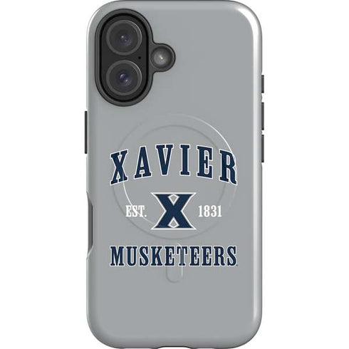 Xavier University Musketeers Est 1831 iPhone 16 Magsafe Impact Case