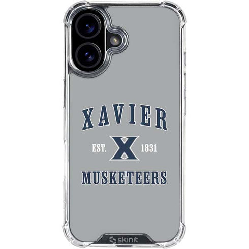 Xavier University Musketeers Est 1831 iPhone 16 Plus Clear Case