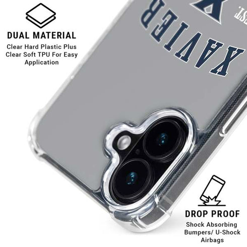 Xavier University Musketeers Est 1831 iPhone 16 Plus Clear Case