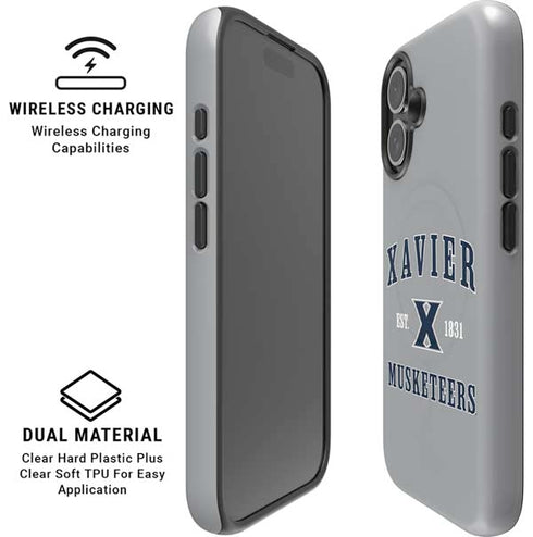 Xavier University Musketeers Est 1831 iPhone 16 Plus Magsafe Impact Case