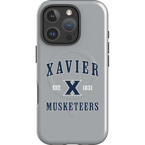 Xavier University Musketeers Est 1831 iPhone 16 Pro Max Magsafe Impact Case