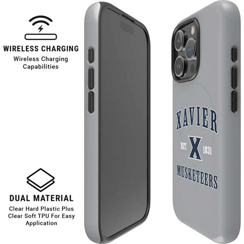 Xavier University Musketeers Est 1831 iPhone 16 Pro Max Magsafe Impact Case